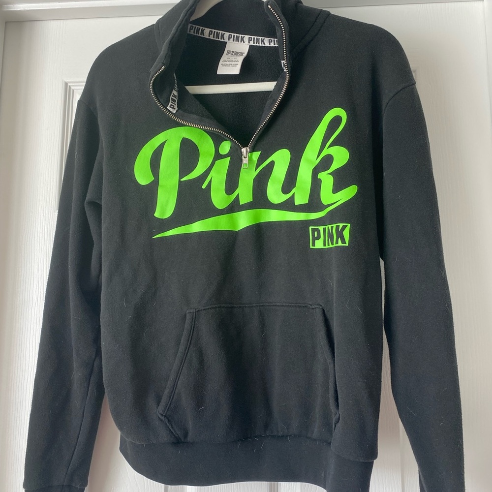 PINK half zip up